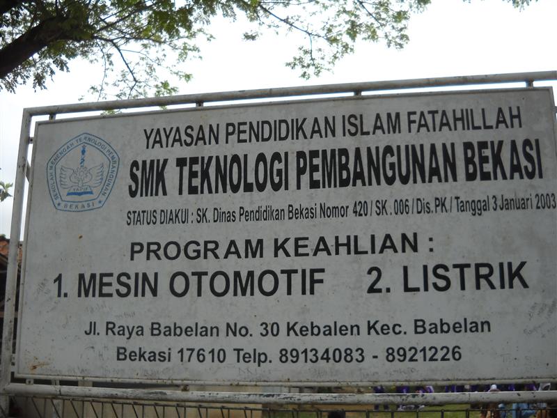 SMKS TEKNOLOGI PEMBANGUNAN