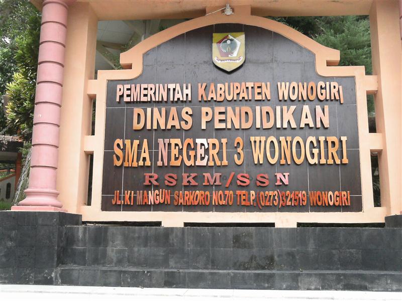 SMA NEGERI 3 WONOGIRI