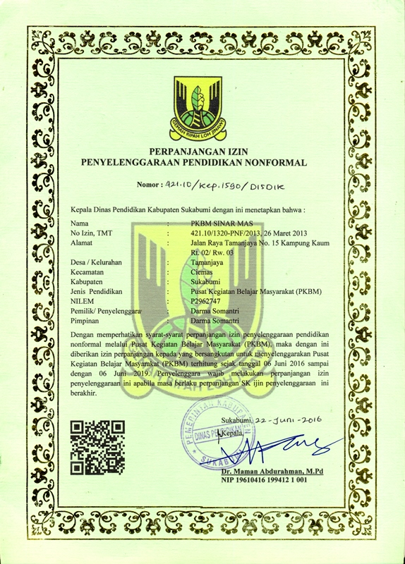 Pkbm Sinar Mas