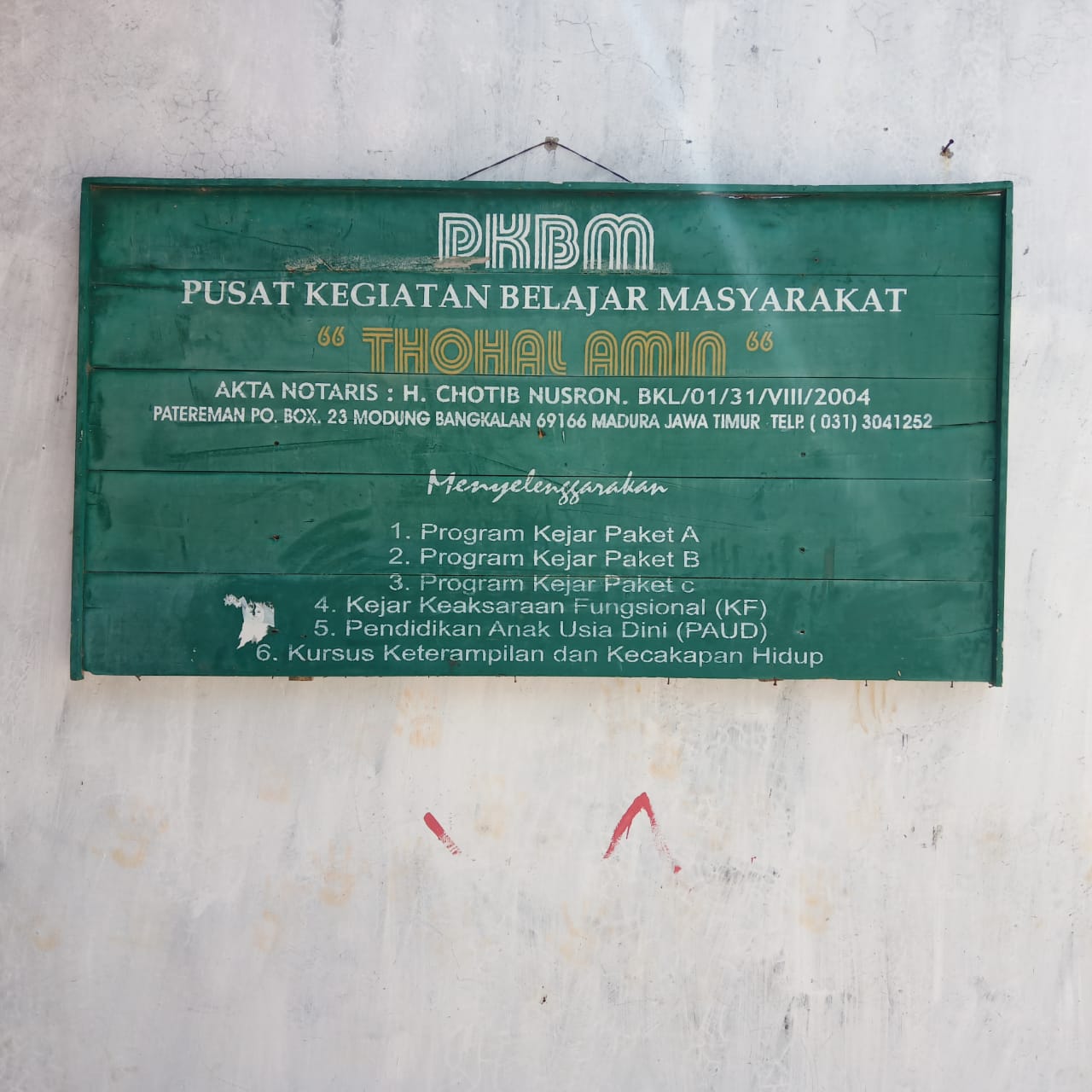 Pkbm Thohal Amin
