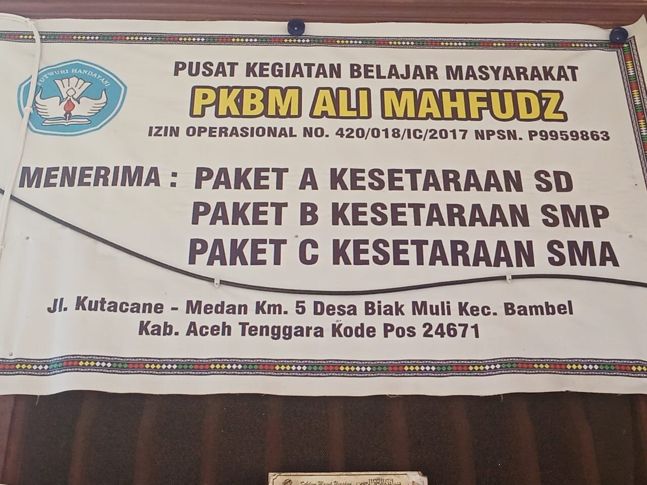 Pkbm Ali Mahfudz