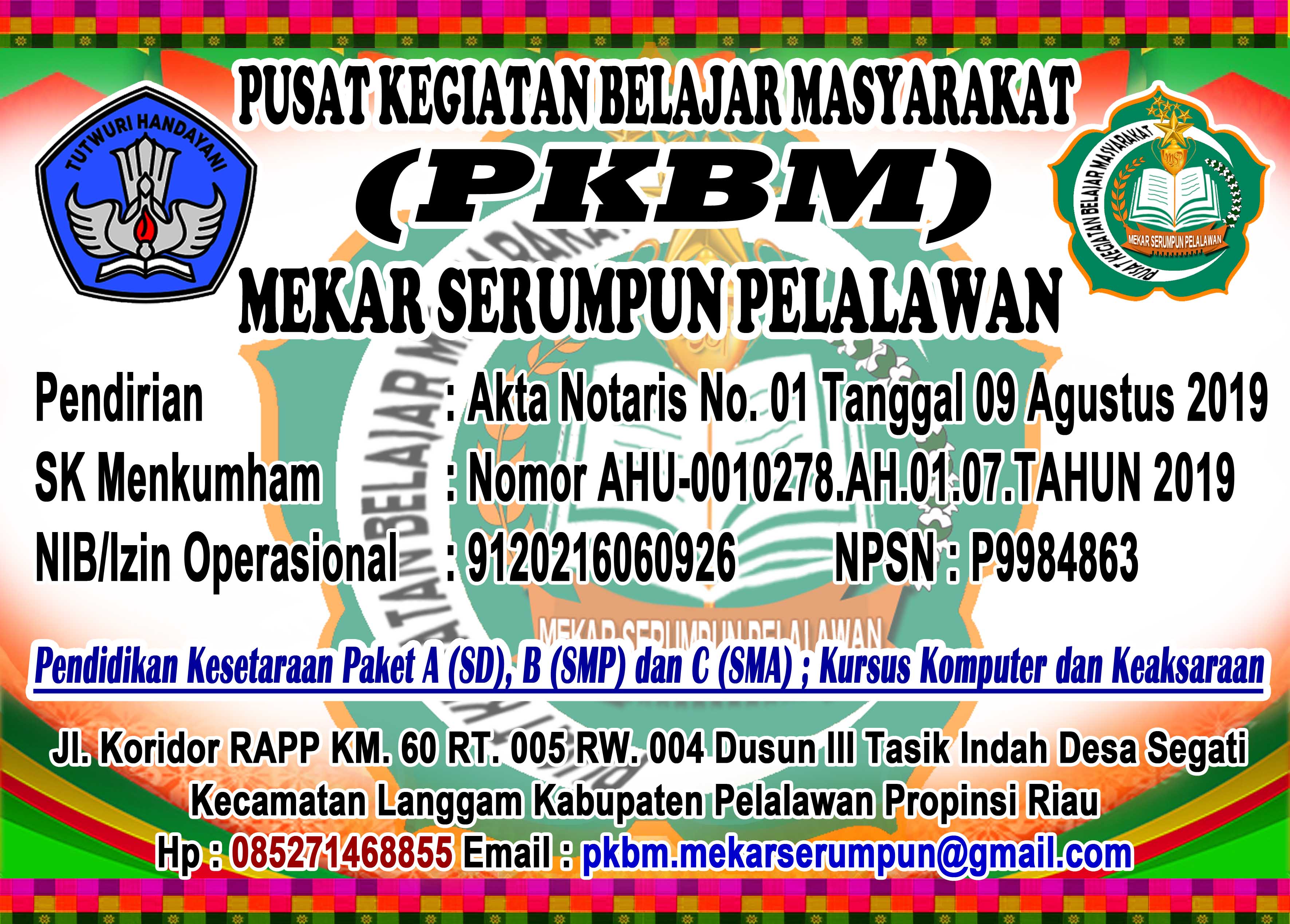 Pkbm Mekar Serumpun Pelalawan