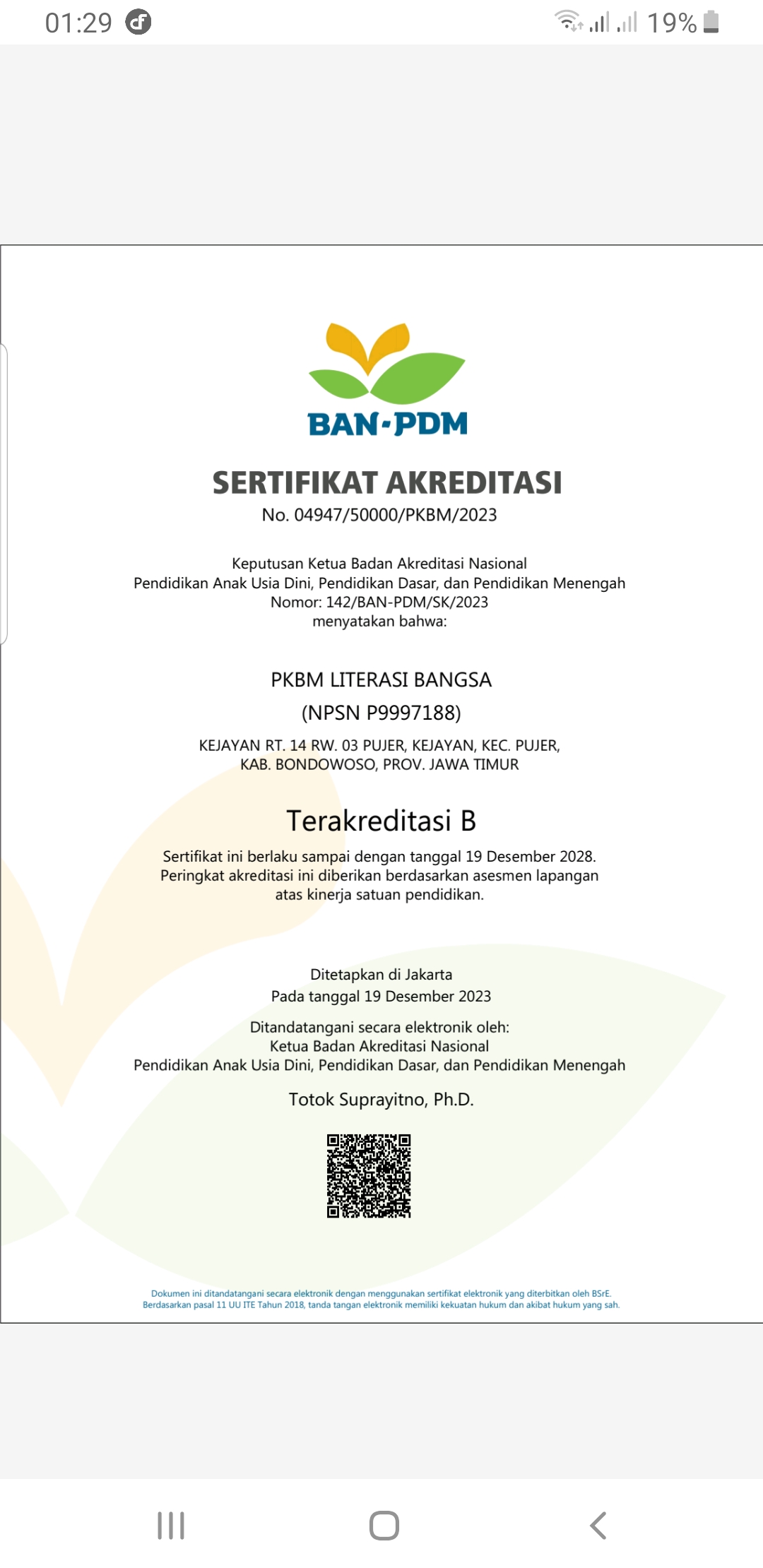 Pkbm Literasi Bangsa
