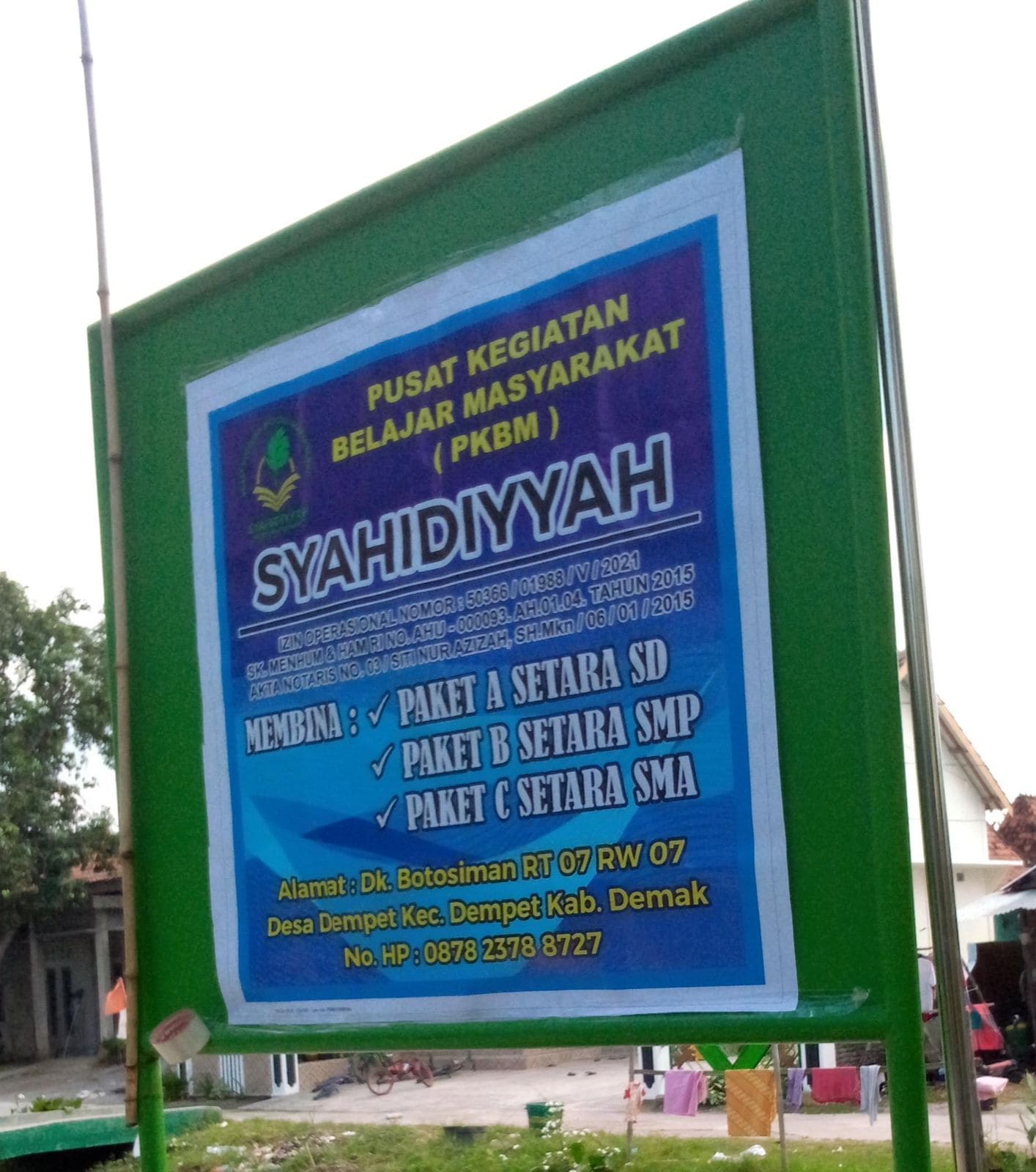 Pkbm Syahidiyyah