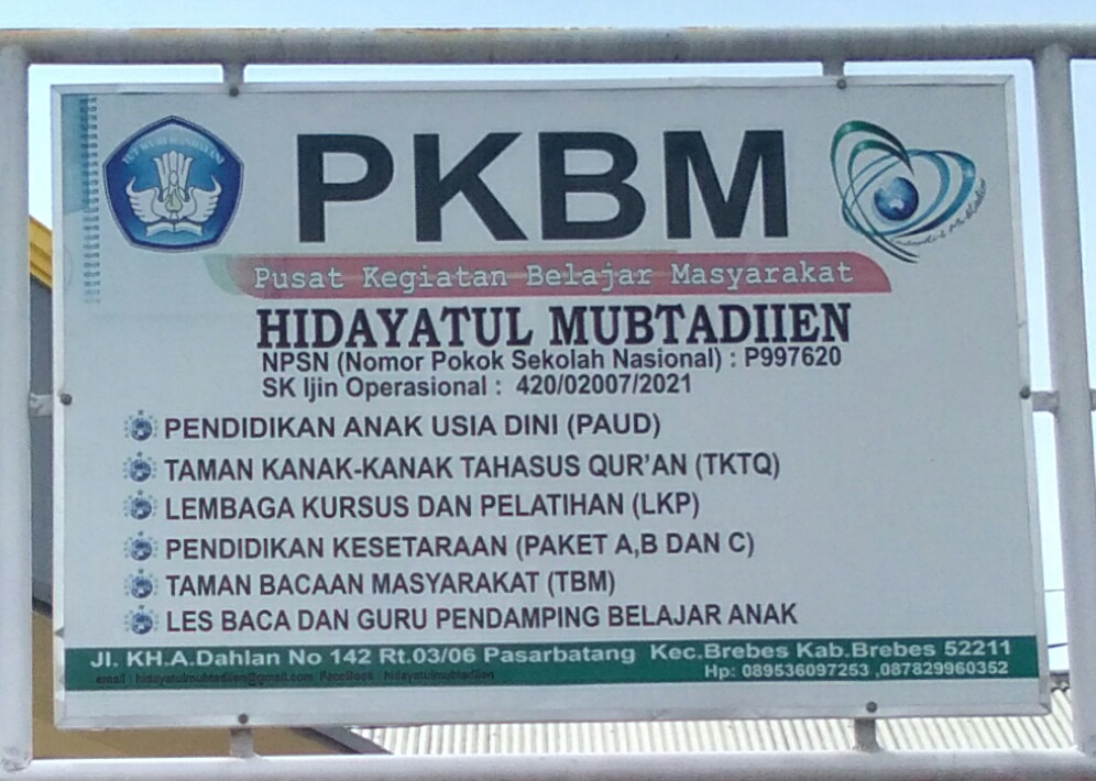 Pkbm Hidayatul Mubtadiien