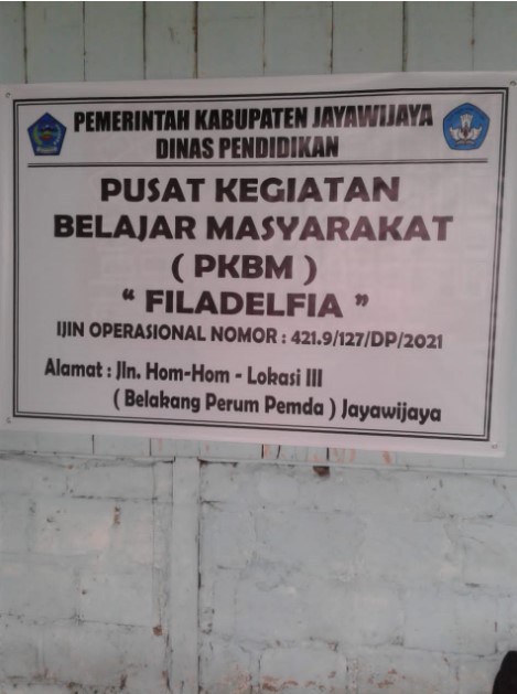 Pkbm Filadelfia Wamena 