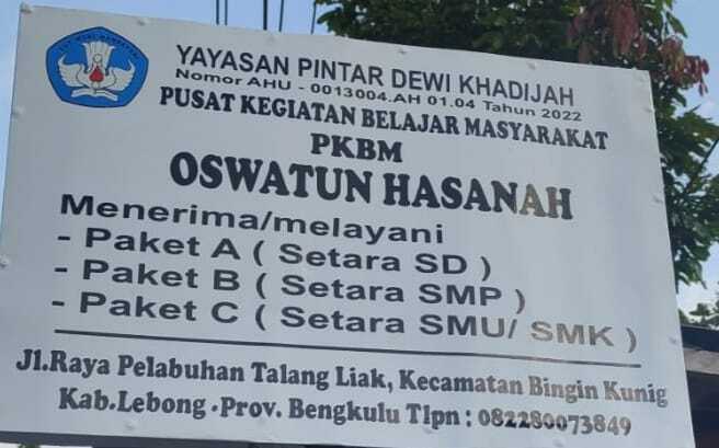 Pkbm Oswatun Hasanah