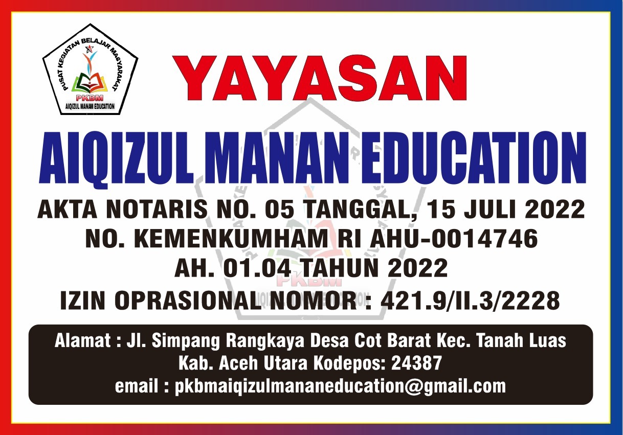 Pkbm Aiqizul Manam Education 