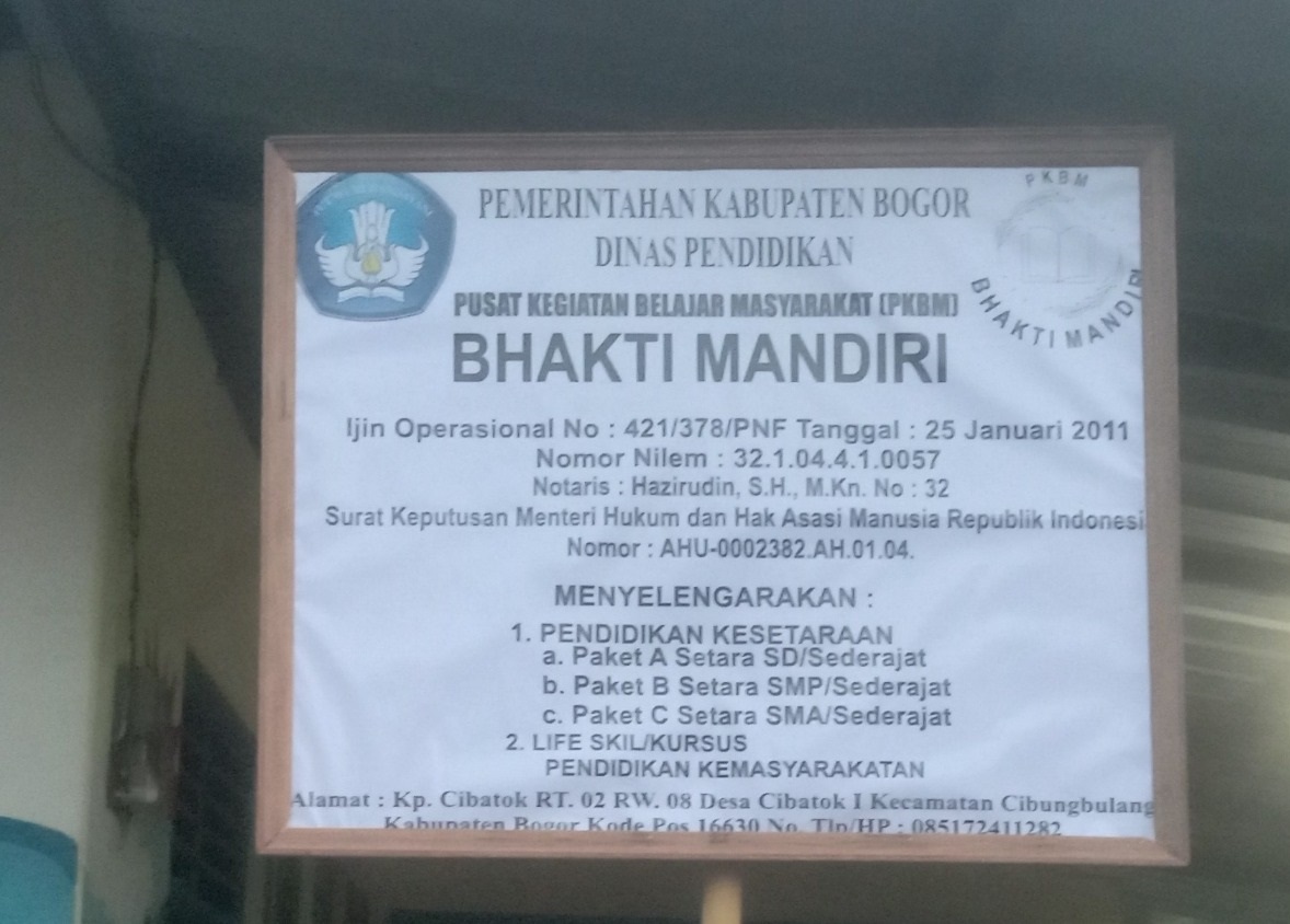 Pkbm Bhakti Mandiri