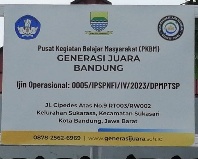 Pkbm Generasi Juara Bandung
