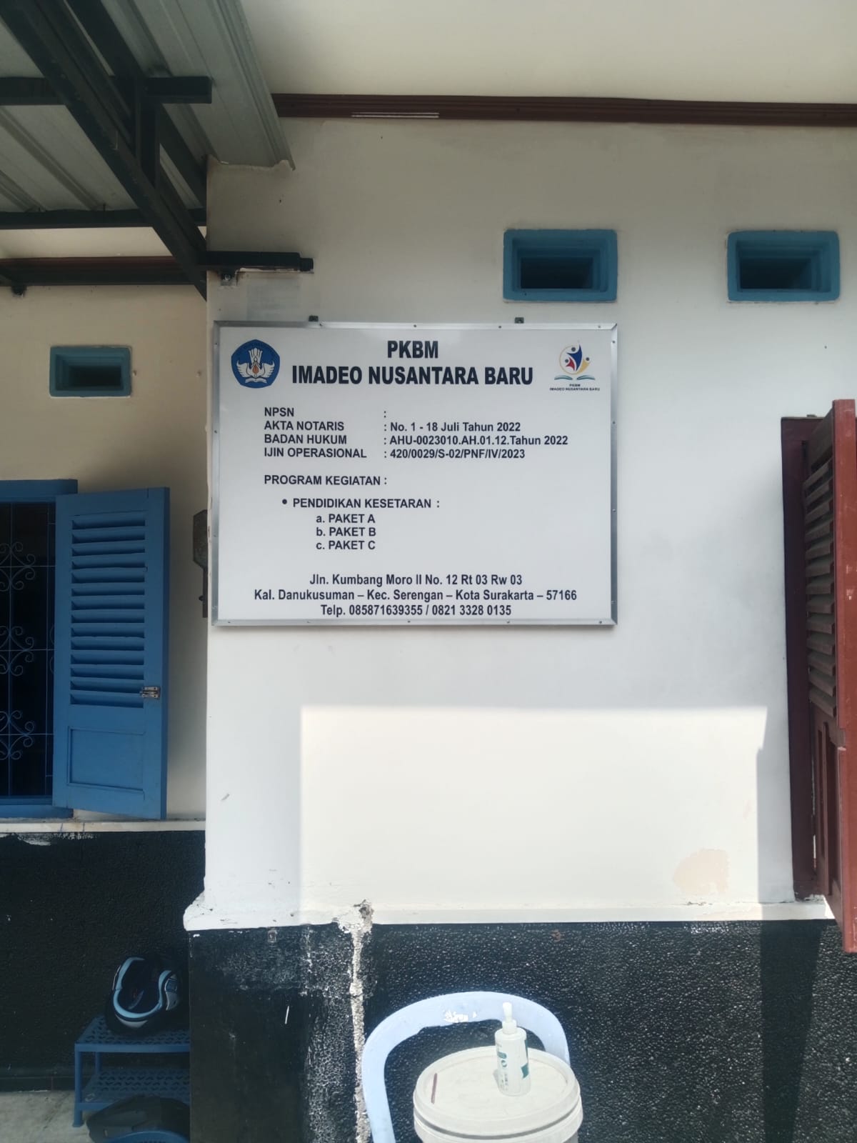 Pkbm Imadeo Nusantara Baru