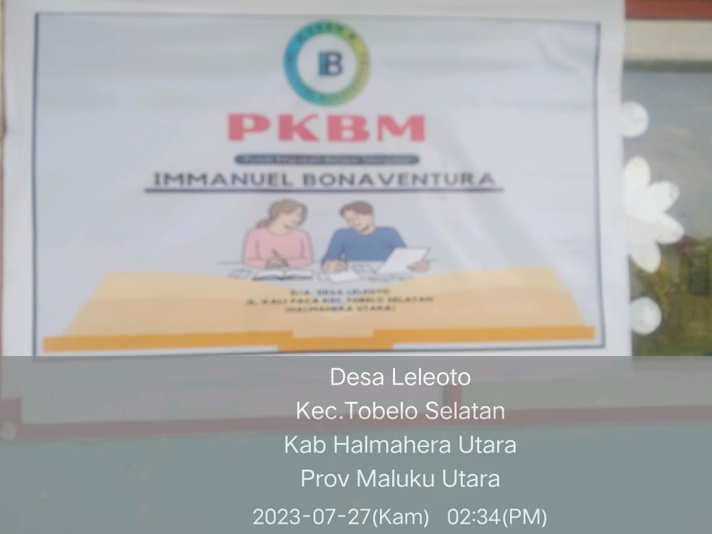Pkbm Immanuel Bonaventura