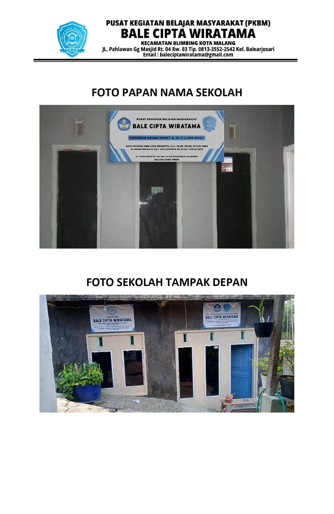 Pkbm Bale Cipta Wiratama